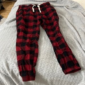 Abercrombie men’s plaid soft A&F sleep joggers size medium